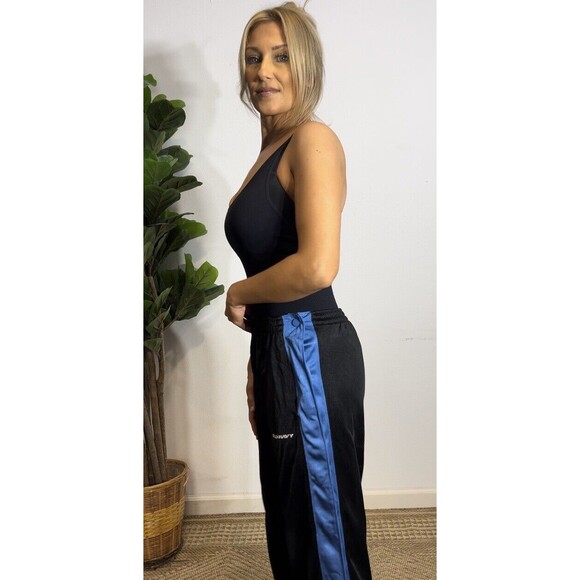 Vintage Old Navy Boy 16 Tear Away Track Pants Wide Leg Snap 2000s Y2K Baggy Logo - Picture 10 of 16